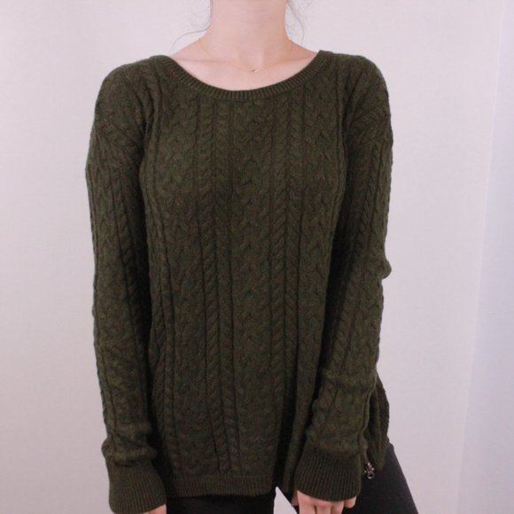 American Eagle Cable Knit Sweater